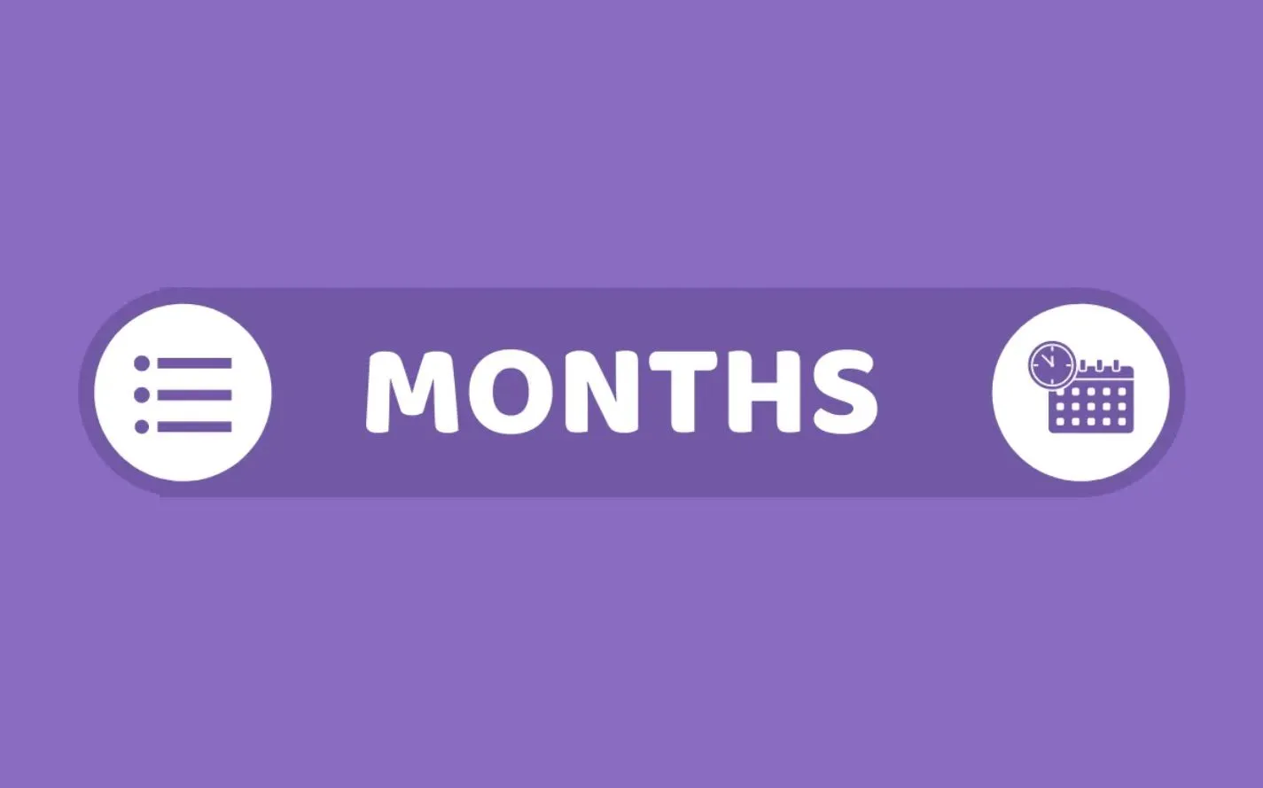 Months and Usage Examples in English