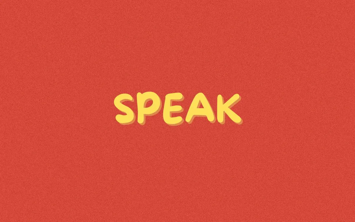 Speak • Talk • Say • Tell - Различия между словами