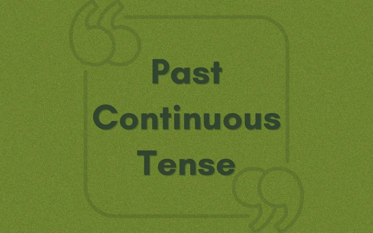 Примеры предложений с Past Continuous Tense