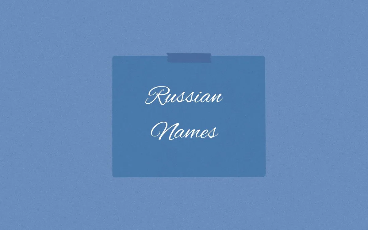 Most Common Russian Names