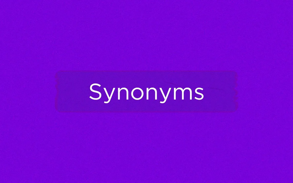 Most Common Synonyms in English